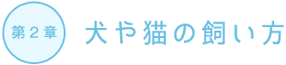犬や猫の飼い方
